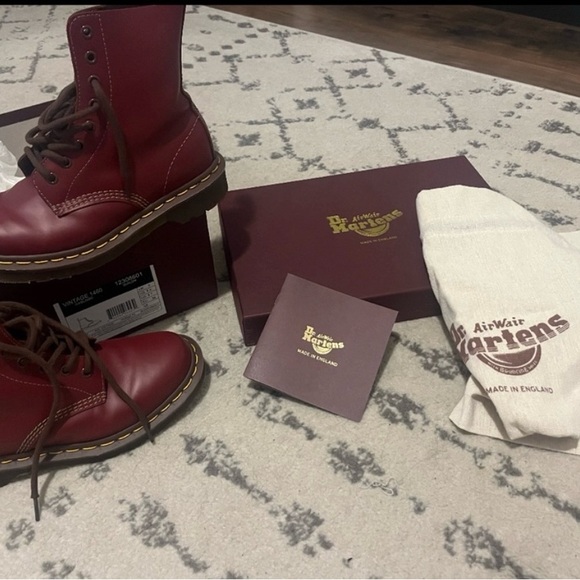 Dr. Martens Shoes - Vintage oxblood dr martens 1460